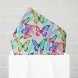 Seda Papel de Decoupage de Borboleta, Jardim de Primave