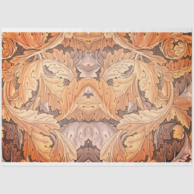 Seda Papel de Decoupage de Conformidade com Art Nouveau (Frente )