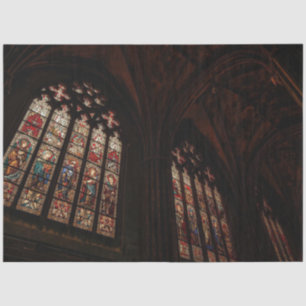 Seda Papel de Decoupage de Janela de Catedral Gótica –
