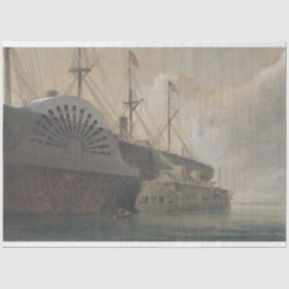 Seda Papel de Decoupage de Mobiliário de Vapor