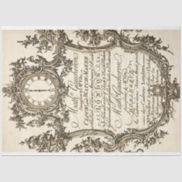 Seda Papel de Decoupage de Mobiliário para Clocadores