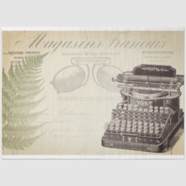 Seda Papel de Decoupage de Móveis de Máquina de Escritu