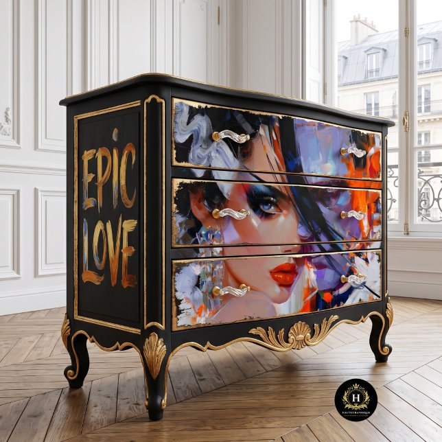 Seda Papel de decoupage de Romance Gótica da Noiva de F (Criador carregado)