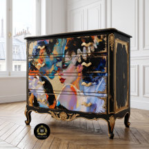 Papel de decoupage de Romance Gótica Noiva Franken
