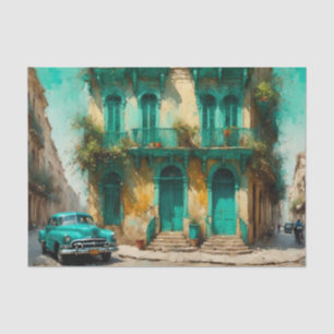Seda Papel de Decoupage de Vacinação Quente em Havana H