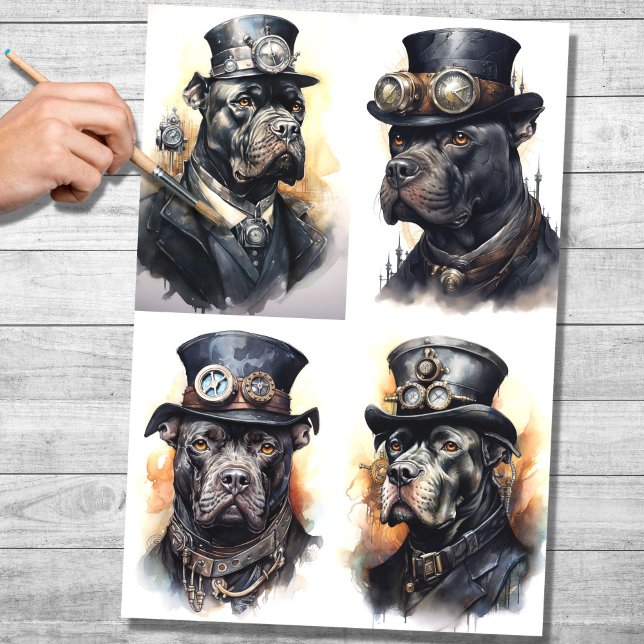 Seda Papel de Decoupage do Corso de Canas Steampunk 1 (Criador carregado)