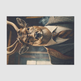 Seda Papel de Decoupage do Deer Dapper