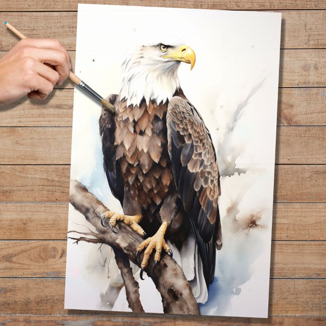 Seda Papel de Decoupage do Eagle 1 (Criador carregado)