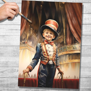 Seda Papel de Decoupage do Little Ringmaster 3