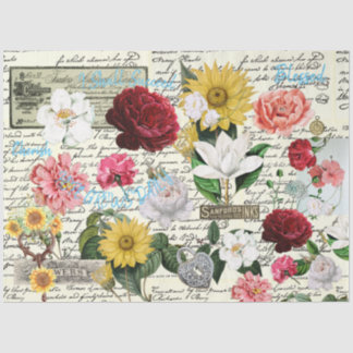 Seda Papel de Decoupage do Mobiliário