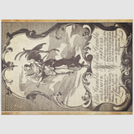 Seda Papel de Decoupage do Mobiliário Goldsmith