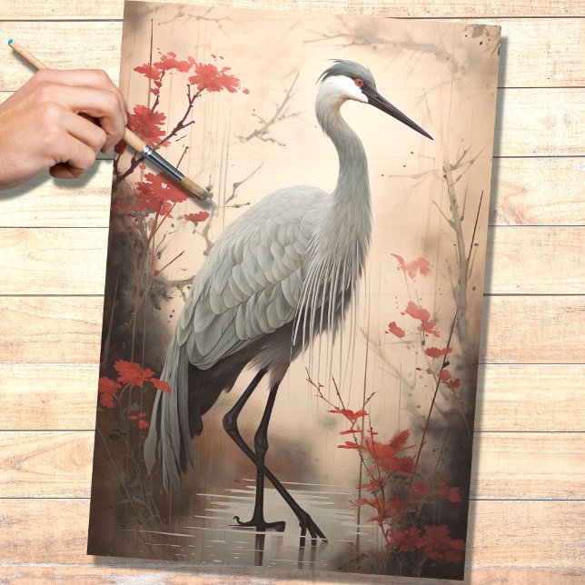 Seda Papel de Decoupage do Painel 1 Japonês (Criador carregado)