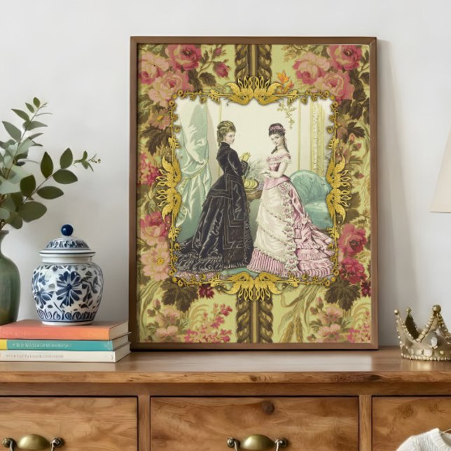 Seda Papel de Decoupage Floral Francês Romântico Moda (Criador carregado)