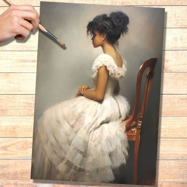 Seda Papel de Decoupage La Fille 3 (Criador carregado)