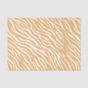 Seda Papel de Decoupage Listra de Tigre Neutro Bege Sua