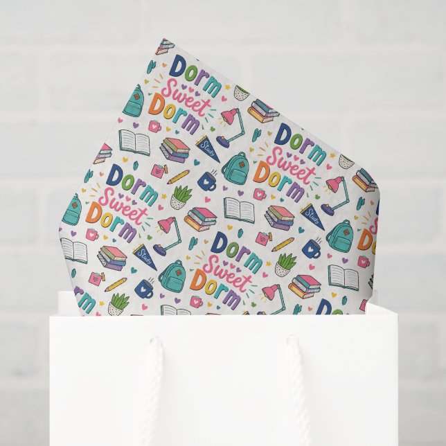 Seda Papel de Decoupage para Dormitório Escolar, Ingres (Sacola de presentes)