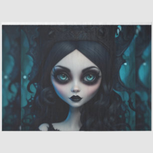 Seda Papel de Decoupage para Garota gótico