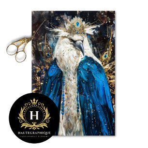 Seda Papel de Decoupage Sapphire Raven Royalty
