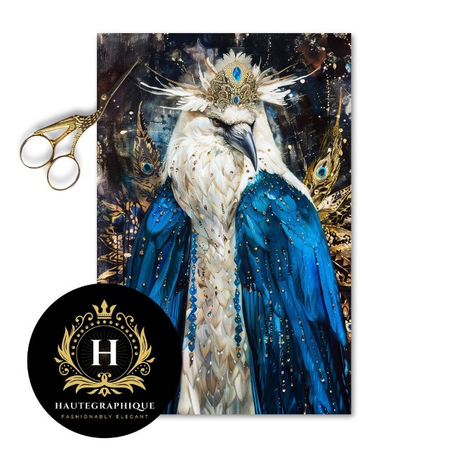 Seda Papel de Decoupage Sapphire Raven Royalty   (Criador carregado)