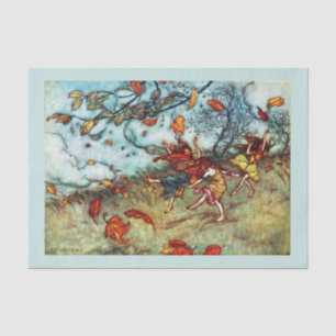Seda Papel de dissociação 10"x15" - Arthur Rackham 5