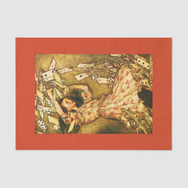 Seda Papel de dissociação 10"x15" - Arthur Rackham 9 (Frente )