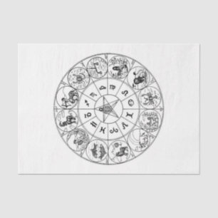Seda Papel de dissociação 10"x15" - Astrologia Art 2