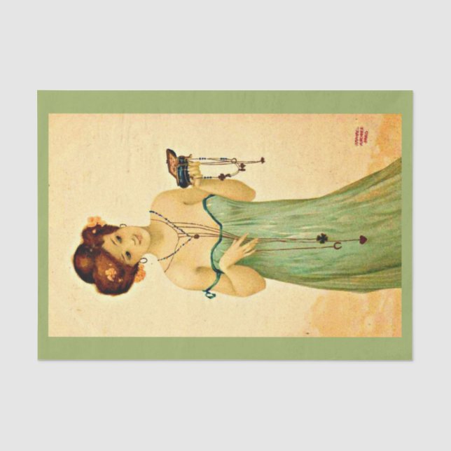 Seda Papel de dissociação 10"x15" - Raphael Kirchner 10 (Frente )