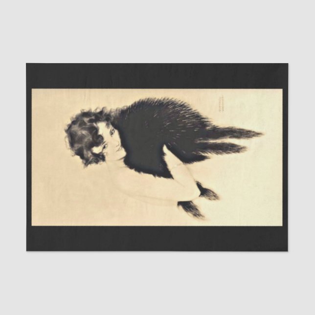 Seda Papel de dissociação 10"x15" - Raphael Kirchner 26 (Frente )