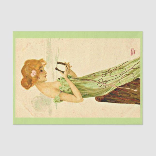 Seda Papel de dissociação 10"x15" - Raphael Kirchner 8 (Frente )