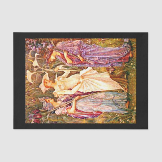 Seda Papel de dissociação 10"x15" - Walter Crane 22 (Frente )