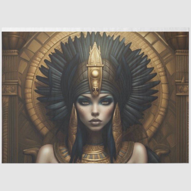 Seda Papel de Dissociação da Rainha Faraó do Egito Cleó (Frente )