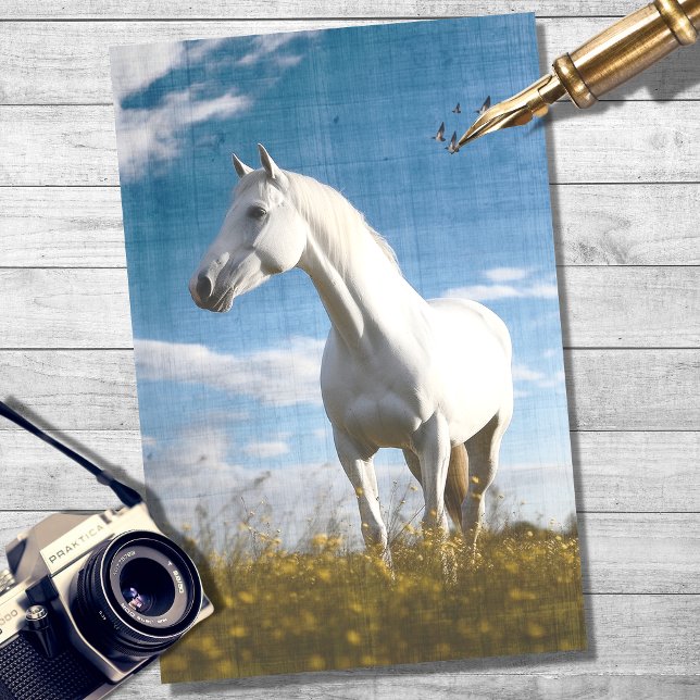 Seda Papel de dissociação do Cavalo Branco 1 (Criador carregado)