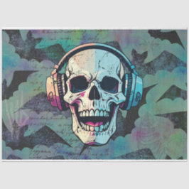 Seda Papel de dissociação do Rock and Roll Skull e Bats