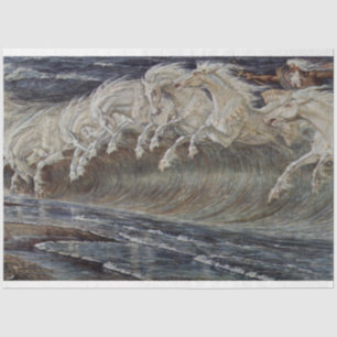 Seda Papel de dissociação para pintura de cavalos