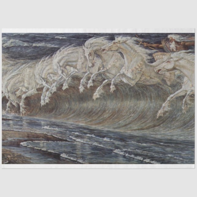 Seda Papel de dissociação para pintura de cavalos (Frente )