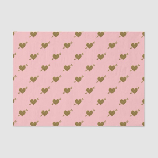 Seda PAPEL DE EMBALAGEM DE TECIDO DE PINCO Dourado, rel (Frente )