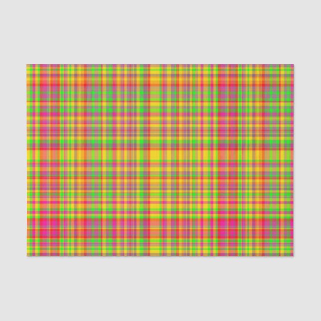 Seda PAPEL DE EMBALAGEM Tutti Frutti XADREZ-4-TISSUE (Frente )