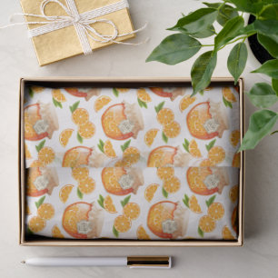 Seda Papel de embrulho de geléia de laranja