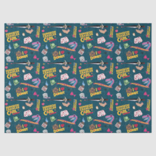 Seda Papel de embrulho do Dungeon Crawler Carl Azul