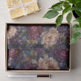 Seda Papel de embrulho elegante floral gótico temperame