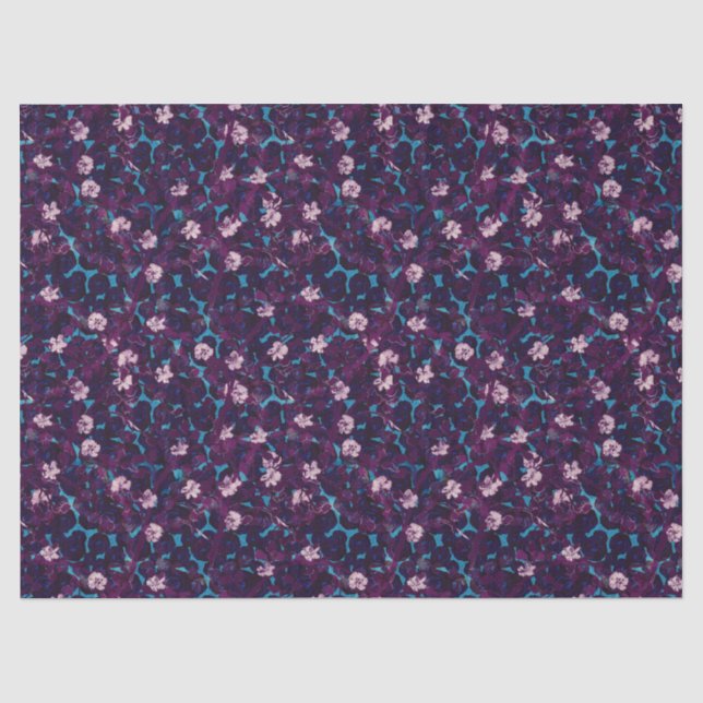 Seda Papel de embrulho jardim de rosas com glacê exuber (Frente )