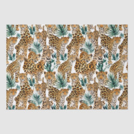 Seda Papel de empacotamento de impressão Chic Leopard -