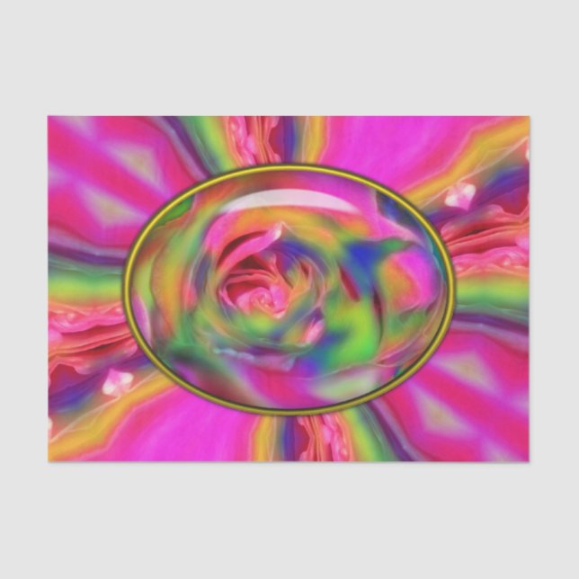 Seda Papel de empacotamento de tecidos por Rosa canaliz (Frente )