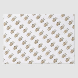 Seda Papel de enrolamento do Chá de fraldas do Urso Ver