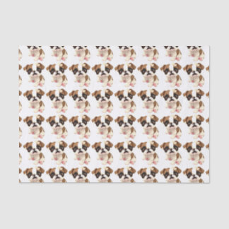 Seda Papel de envolvimento inglês do tecido do buldogue