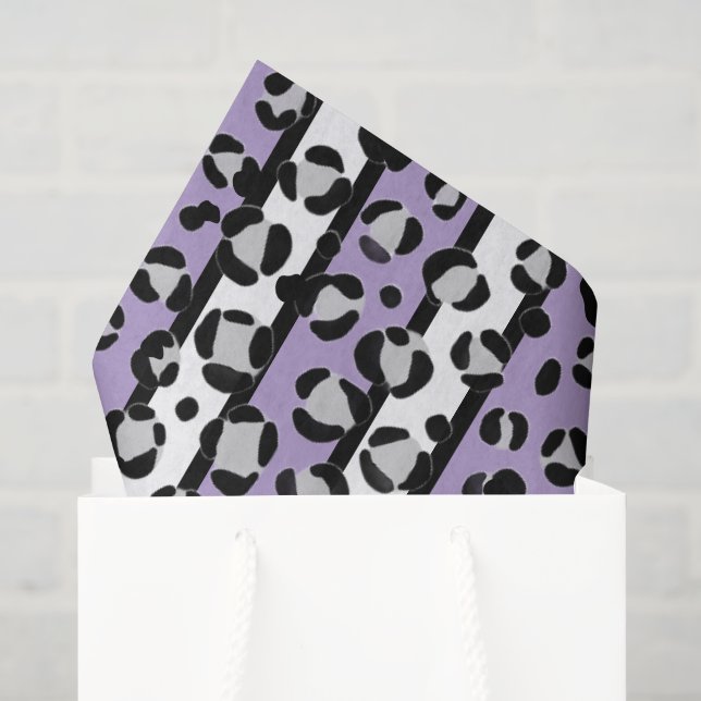 Seda Papel de Impressão preto-e-lavanda roxo (Sacola de presentes)