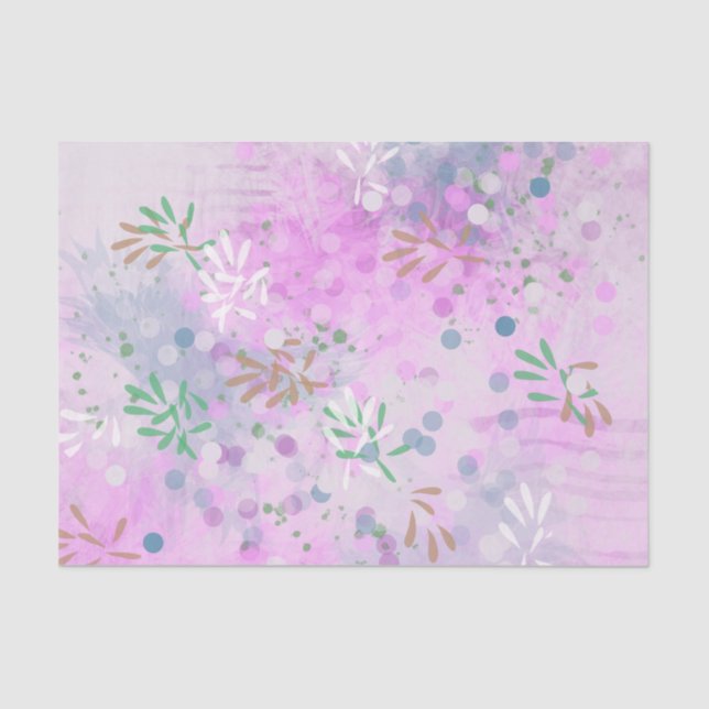 Seda Papel de lenço de abstrato moderno (Frente )