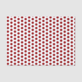 Seda Papel de lenço de Bolinhas vermelha