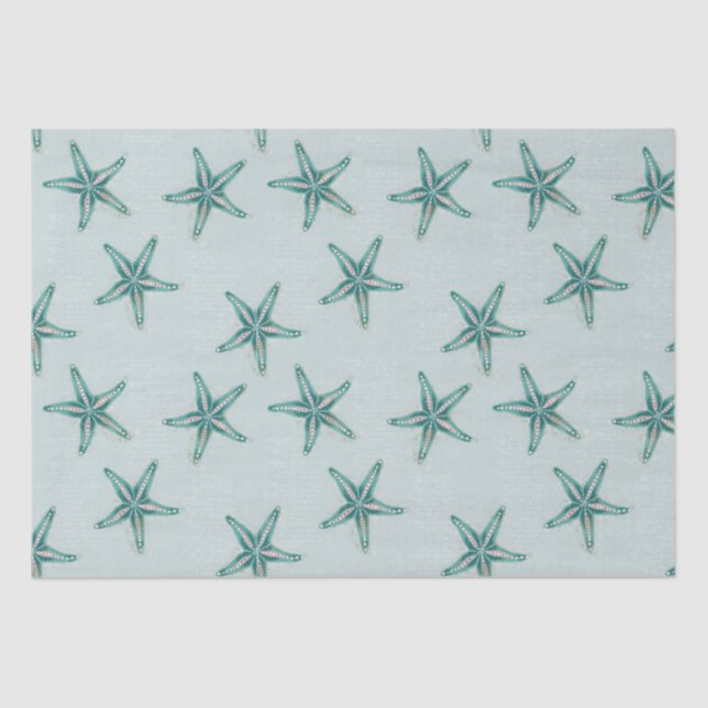 Seda Papel de lenço de design de Starfish (Frente )