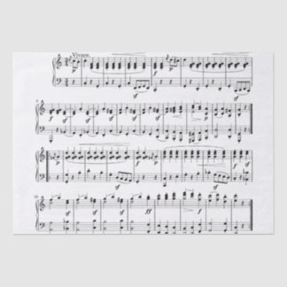 Seda Papel de lenço musical clássico